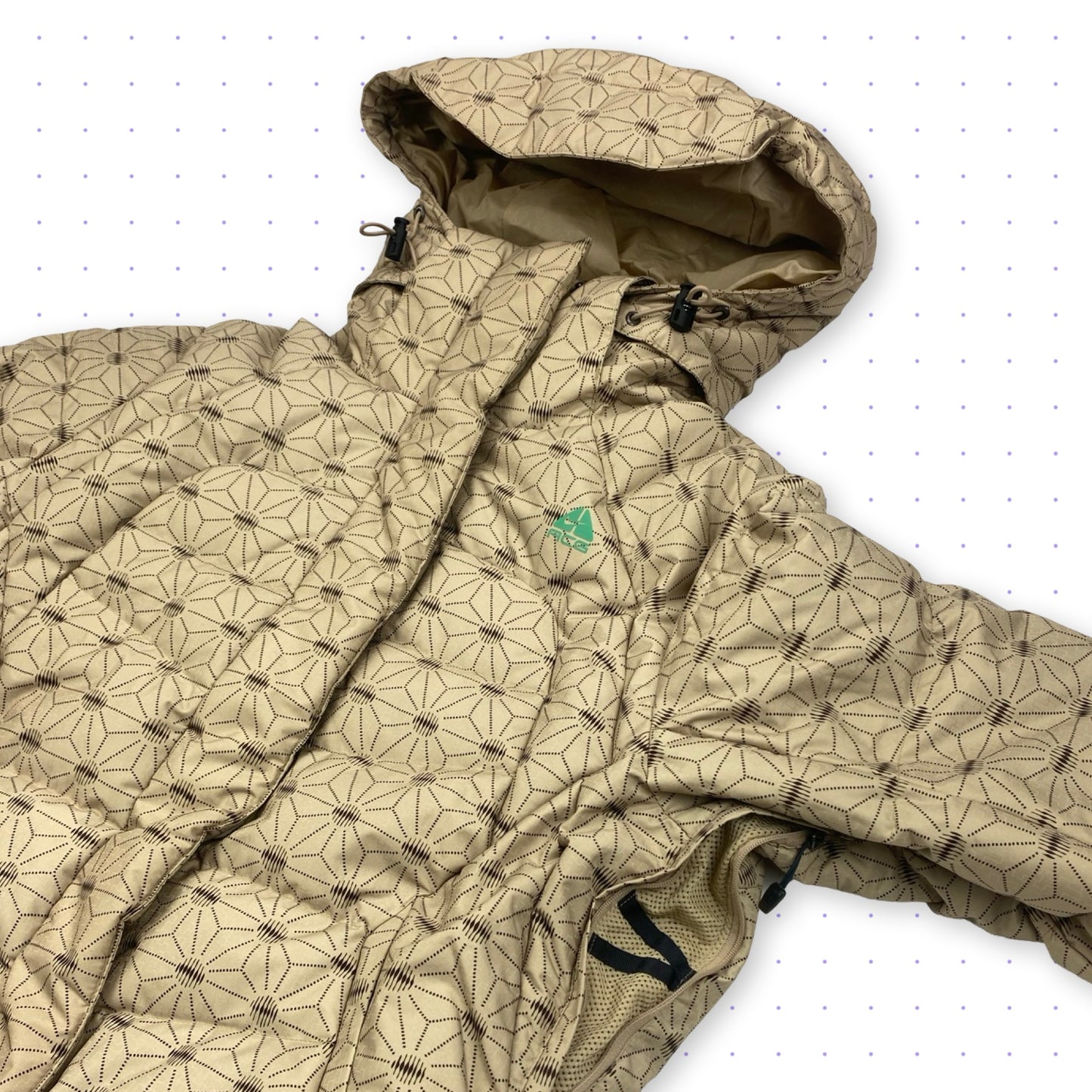 00s Nike ACG Ventilated Down Puffer Jacket Beige