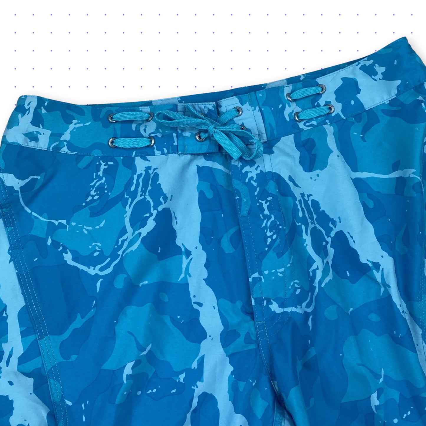 00s Nike ACG 3D-Pockets Camouflage Shorts Blue