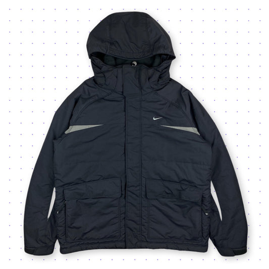 00s Nike Multi Pocket Backswoosh Jacket Grey