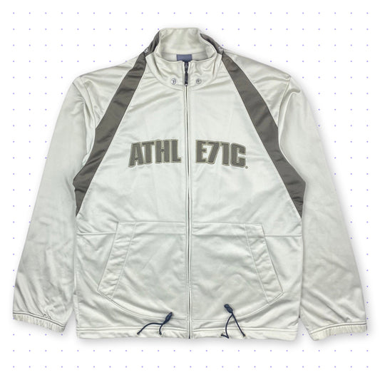 00s Nike Athletic Spellout Jacket Beige