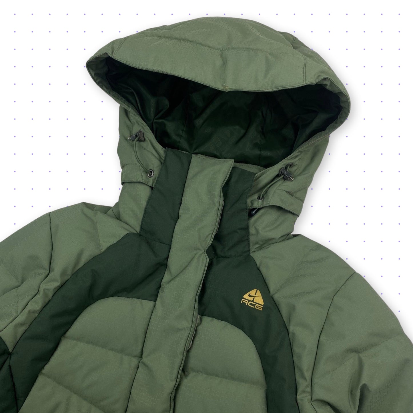 ‘08 Nike ACG Ventilated Puffer Jacket Two Tone Green