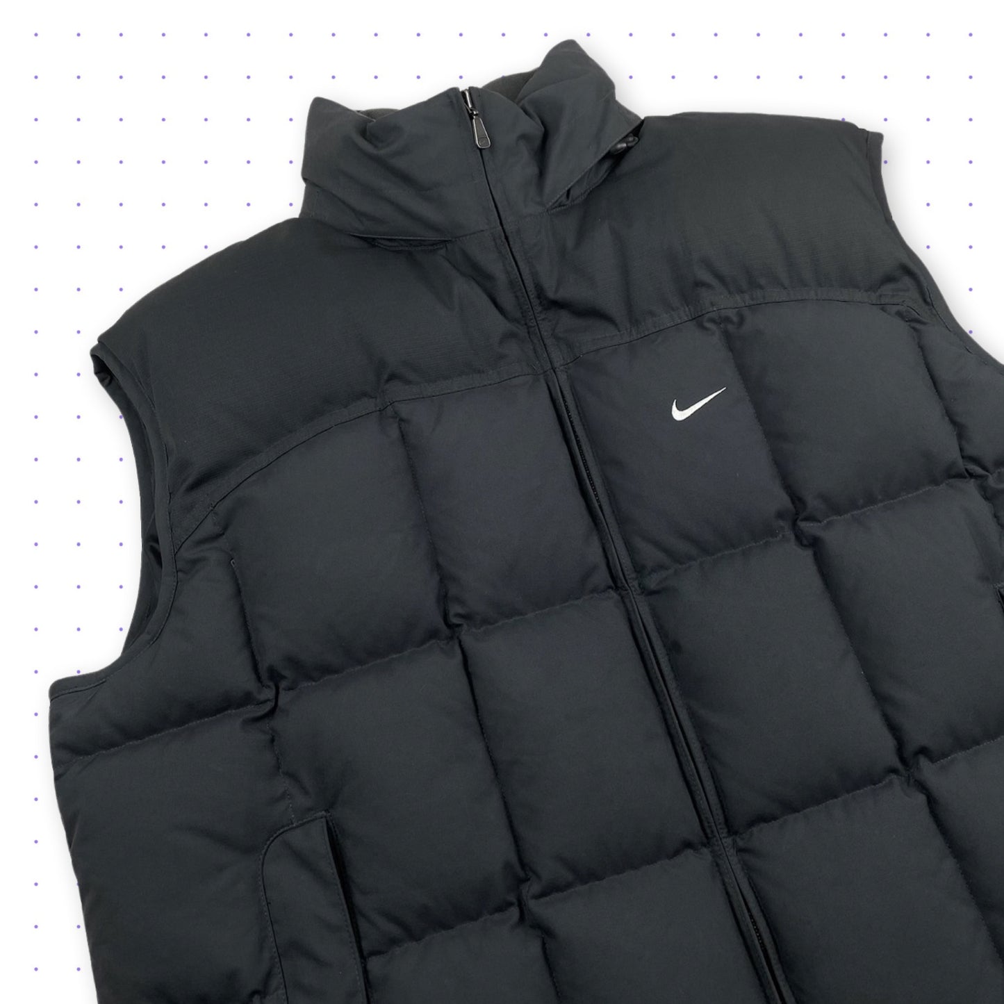 00s Nike Down Vest Grey