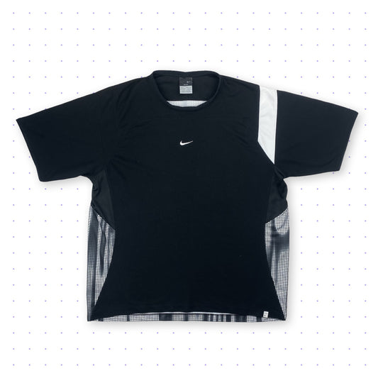 00s Nike Court Dri-Fit Center Swoosh T-Shirt Black