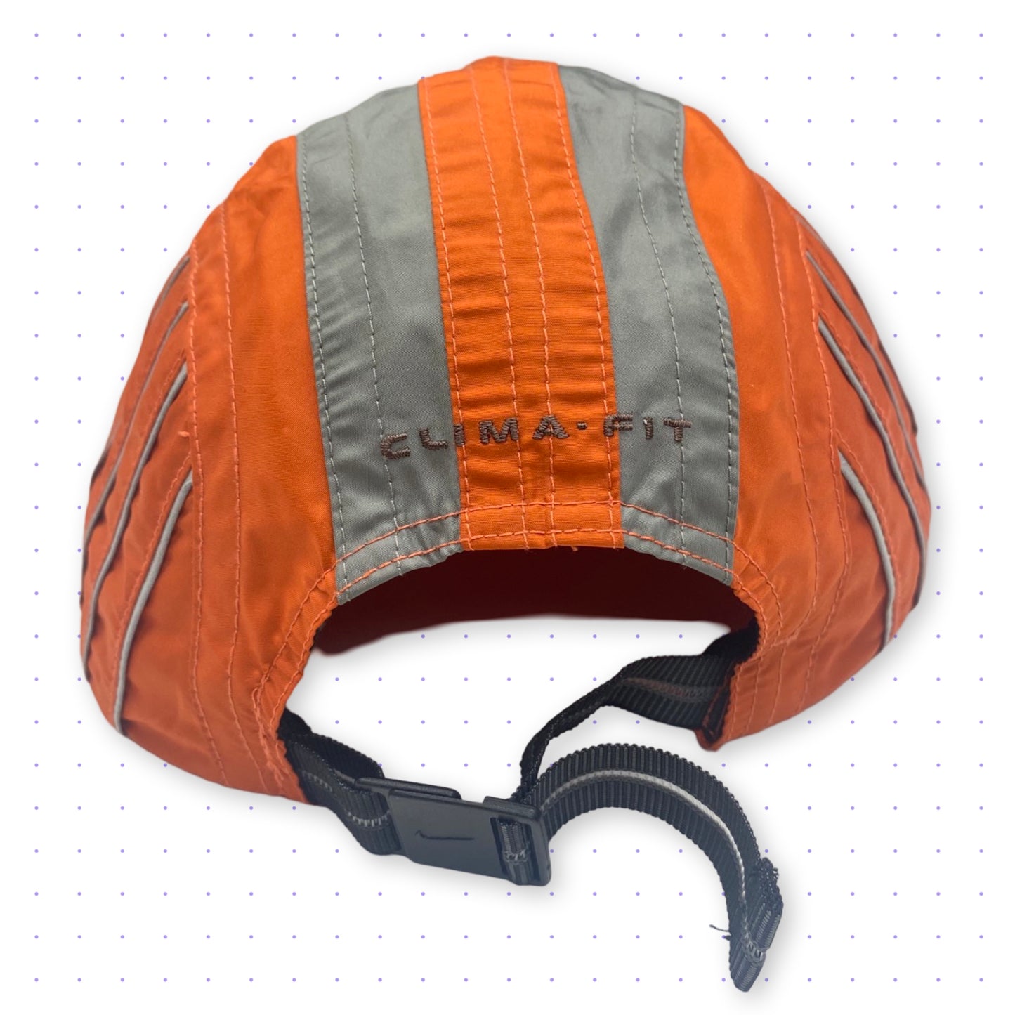 00s Nike Clima-Fit Reflective Panelled Cap Orange