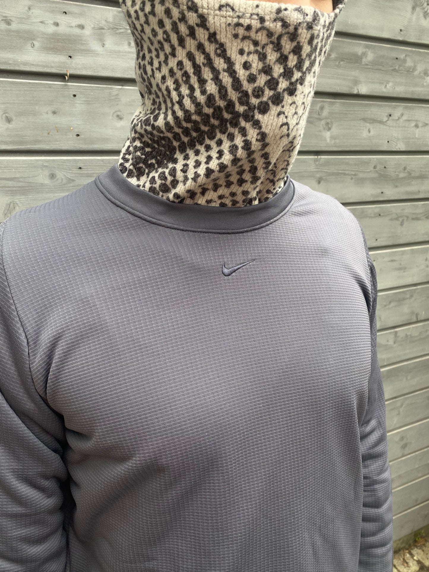 ‘03 Nike 247365 Waffle Longsleeve Blue
