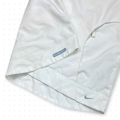 00s Nike Clima-Fit Ventilated Half-Zip Jacket White