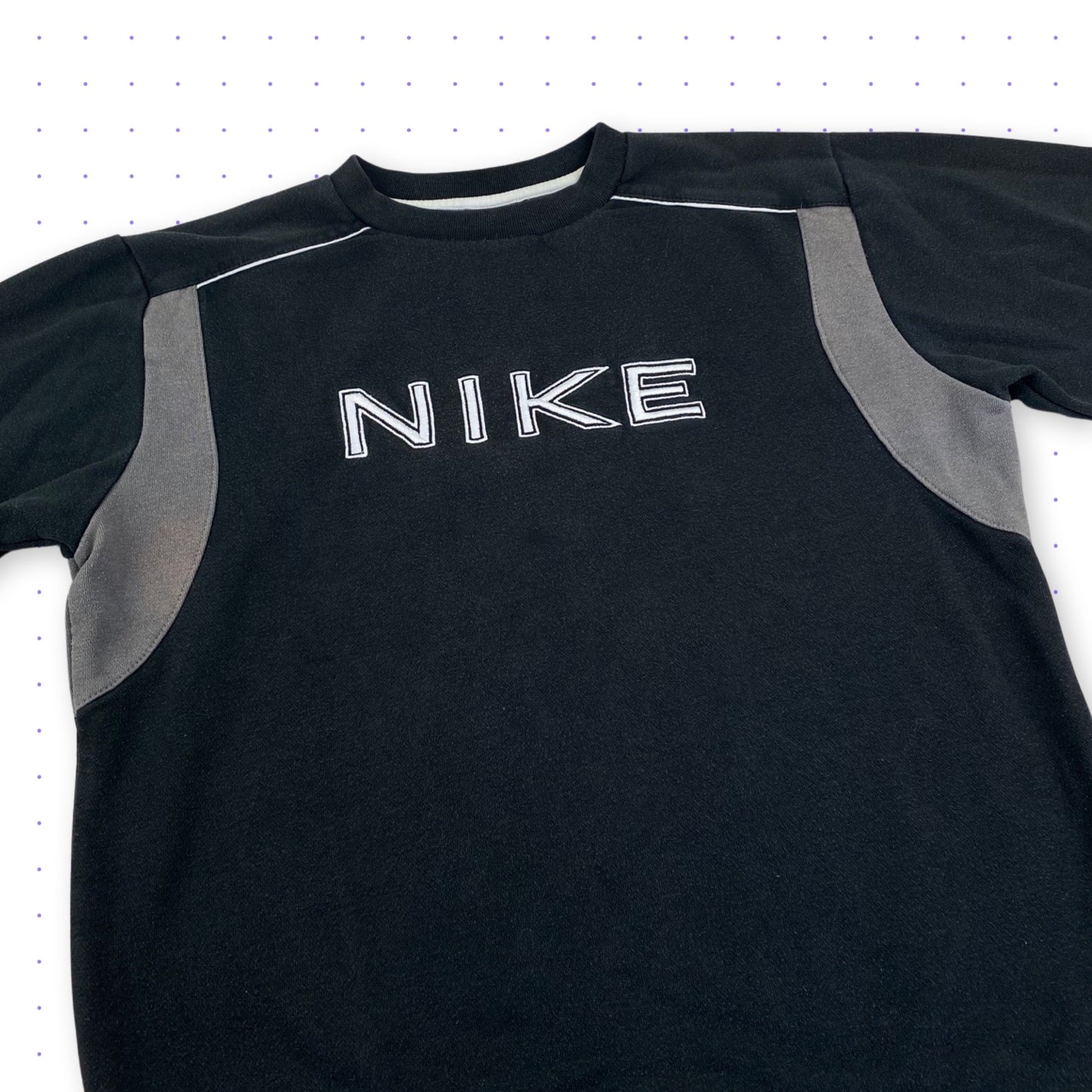 00s Nike Spellout Sweater Black