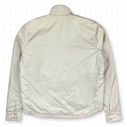 00s Nike Clima-Fit Double Zip Padded Jacket Beige