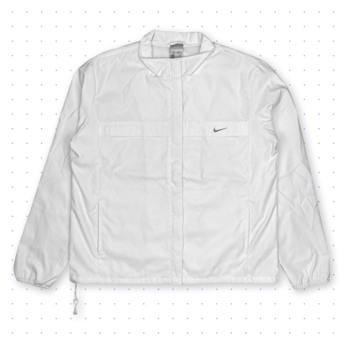 00s Nike Soft Brushed Nylon Jacket White
