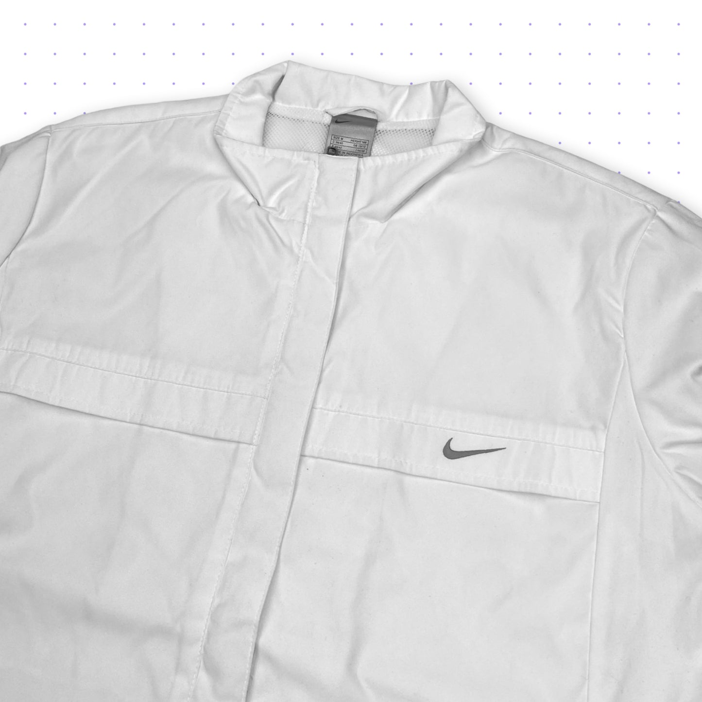 00s Nike Soft Brushed Nylon Jacket White