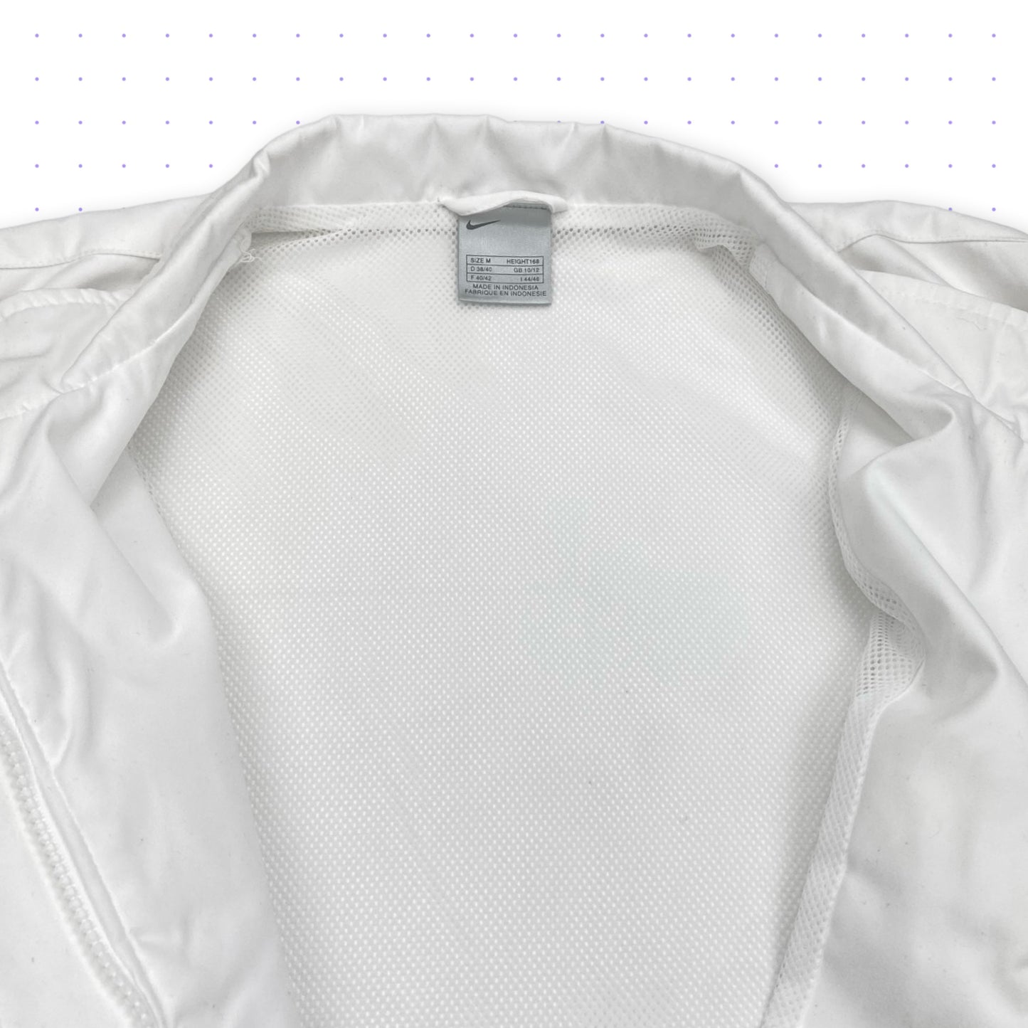 00s Nike Soft Brushed Nylon Jacket White