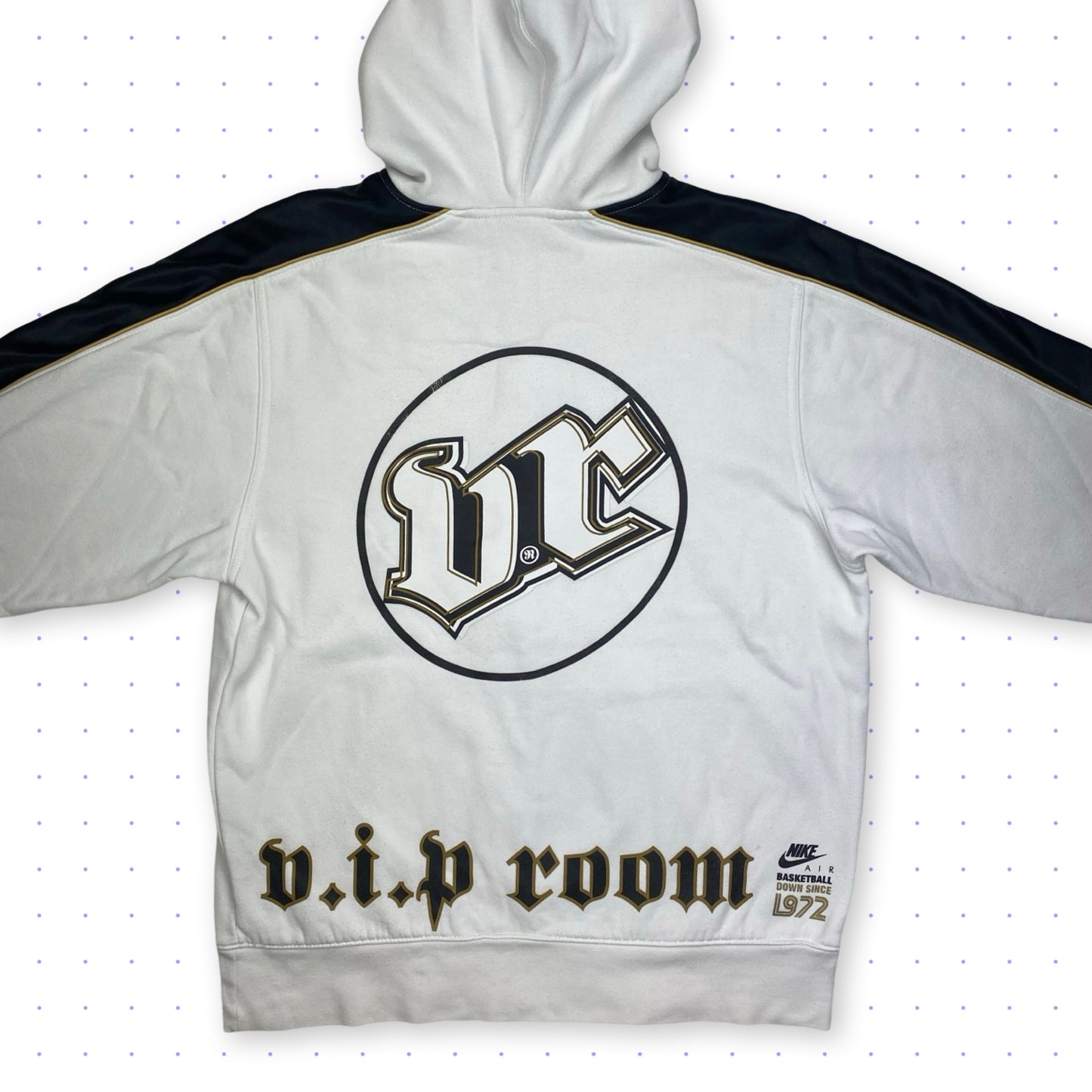 00s Nike VIP Room Jacket White/Gold