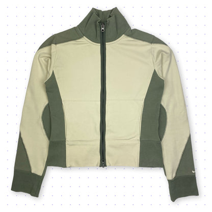 ´02 Nike Traction Panelled Set Jacket/T-Shirt Beige/Khaki