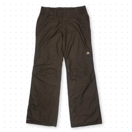 00s Nike ACG Fleece Lined Pants Brown