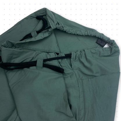 ´01 Nike Black Tab Adjustable Kayak Pants Dark Green