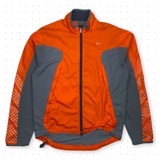 00s Nike Clima-Fit Ventilated Reflective Jacket Orange/Grey