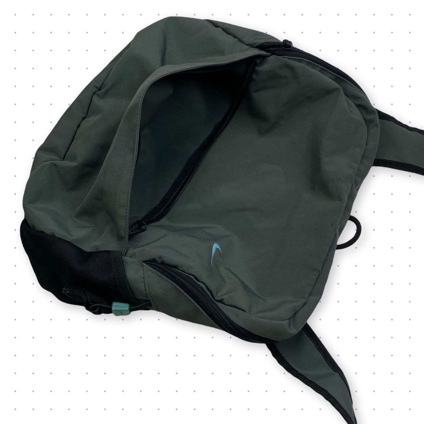 00s Nike Transit Pass Bag Khaki/Grey
