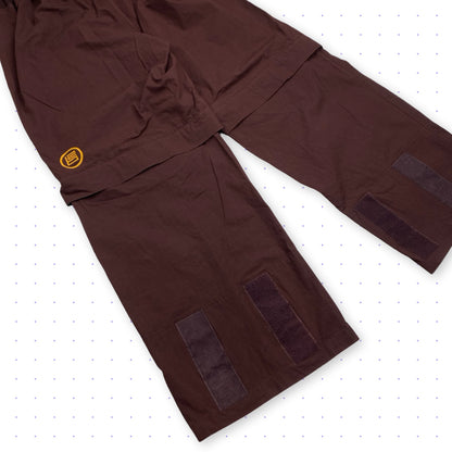 ´01 Nike B2 2in1 Pants Bordeaux Red
