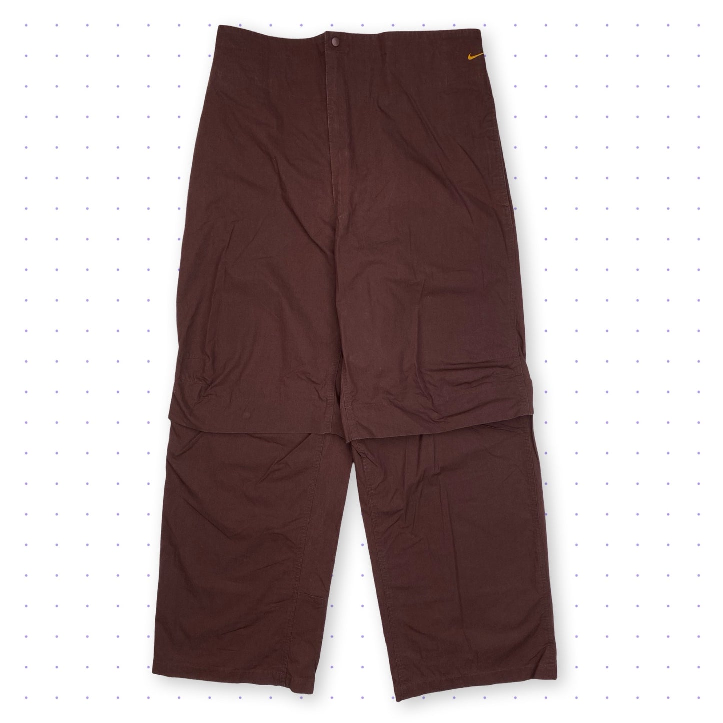 ´01 Nike B2 2in1 Pants Bordeaux Red