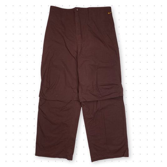 ´01 Nike B2 2in1 Pants Bordeaux Red