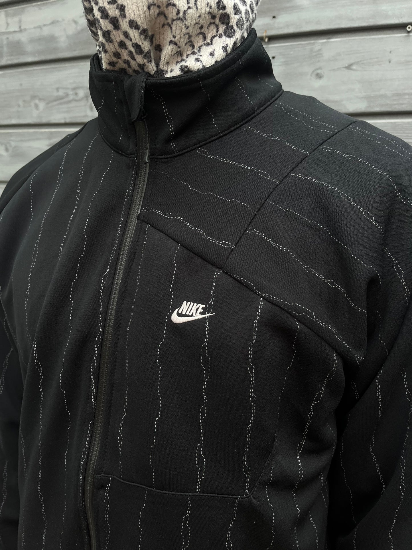 ´08 Nike Patterned Jacket Black