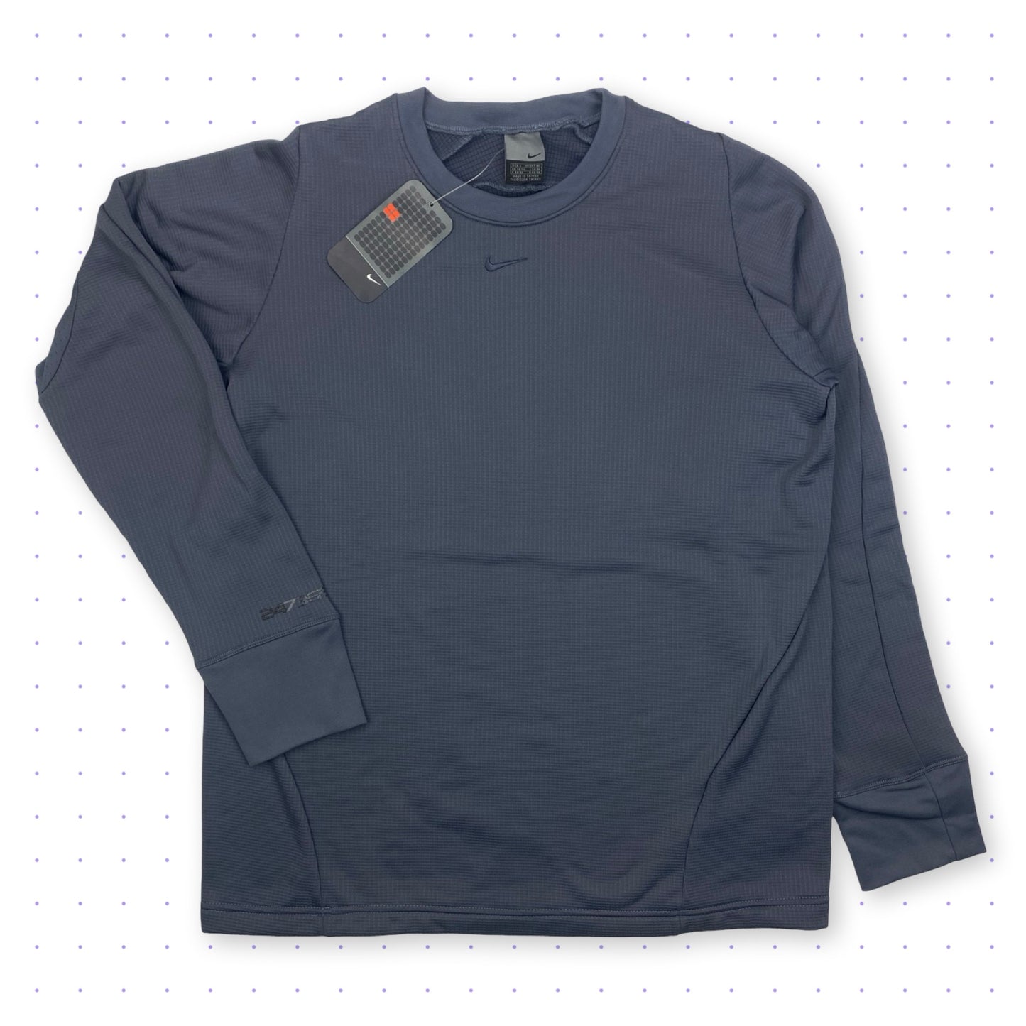 ‘03 Nike 247365 Waffle Longsleeve Blue