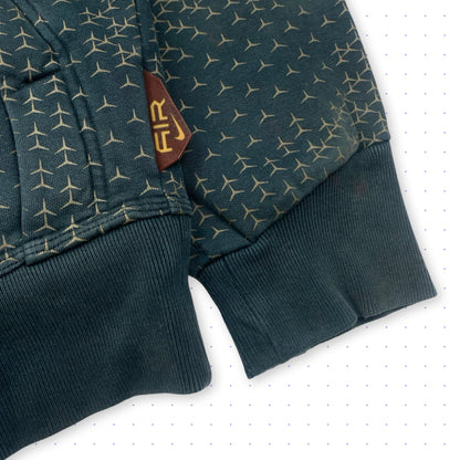 00s Nike Air Crowfeet Technical Hoodie Faded Khaki/Grey