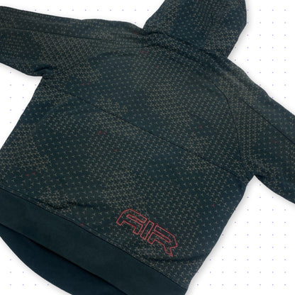 00s Nike Air Crowfeet Technical Hoodie Faded Khaki/Grey