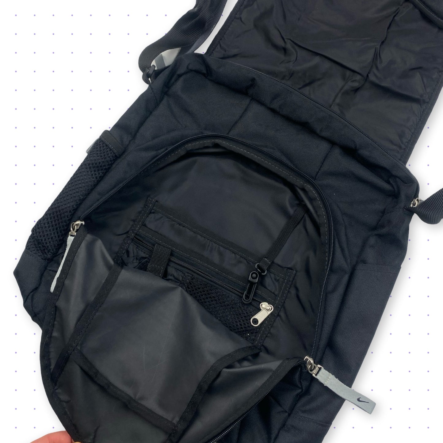00s Nike Messenger Bag Black