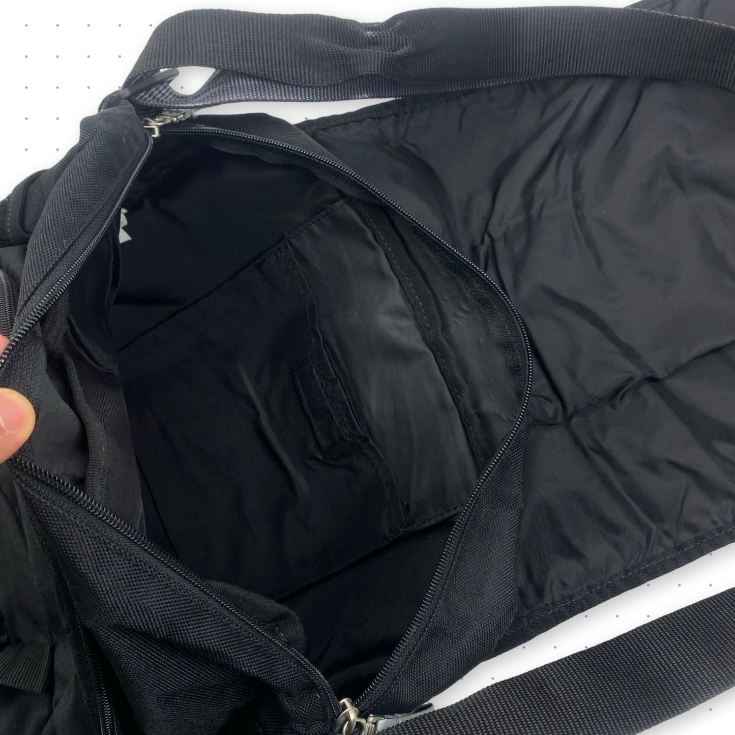 00s Nike Messenger Bag Black