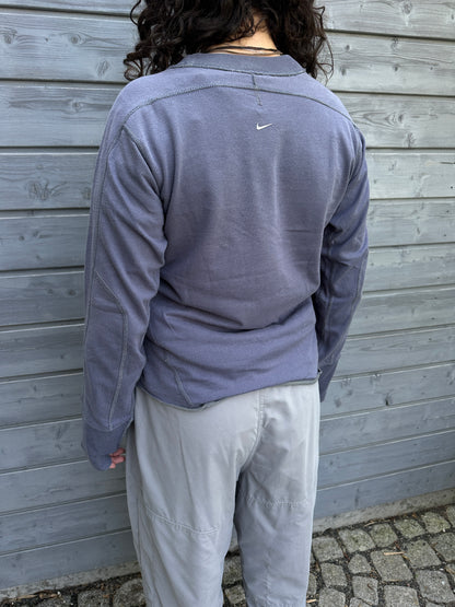 ´02 Nike B2 Dri-Fit Overlock Panelled Longsleeve Blue