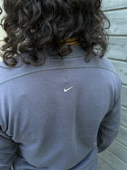 ´02 Nike B2 Dri-Fit Overlock Panelled Longsleeve Blue