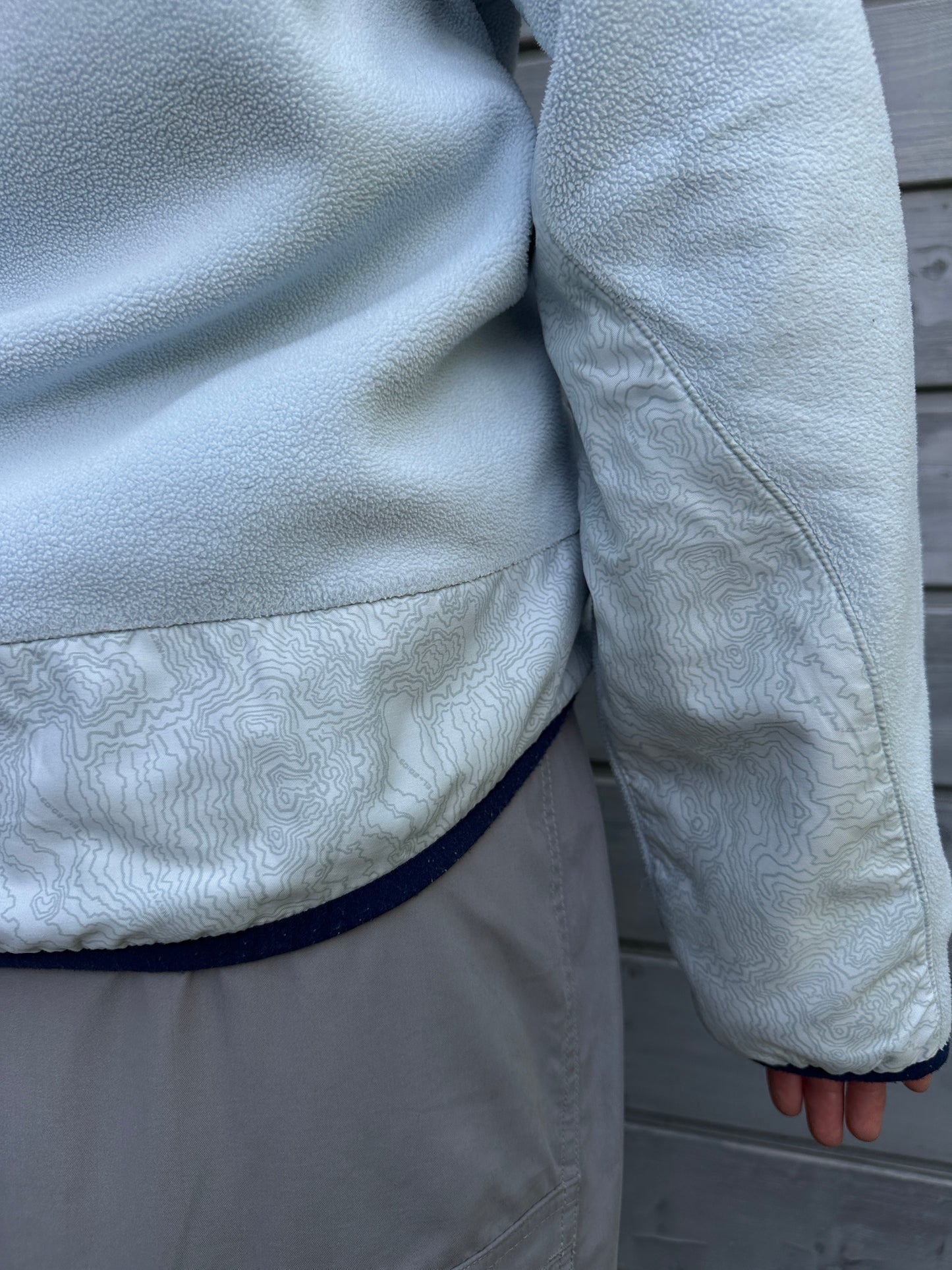 ´02 Nike NK71 Fleece Half-Zip Sweater Baby-Blue