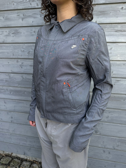 ´06 Nike Pleated Jacket Grey/Orange