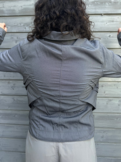 ´06 Nike Pleated Jacket Grey/Orange