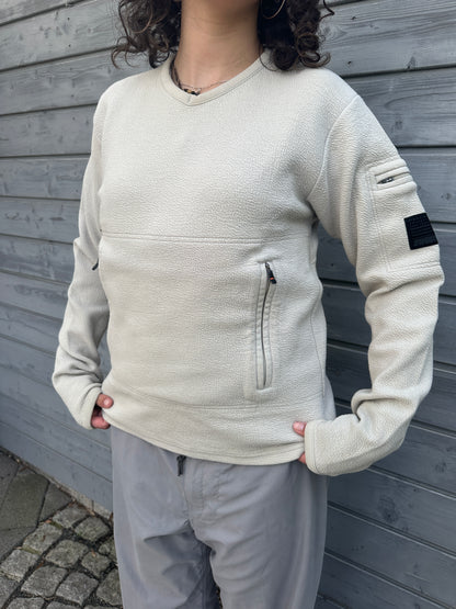 ‘01 Nike Swoosh Tactical Fleece Sweater Beige