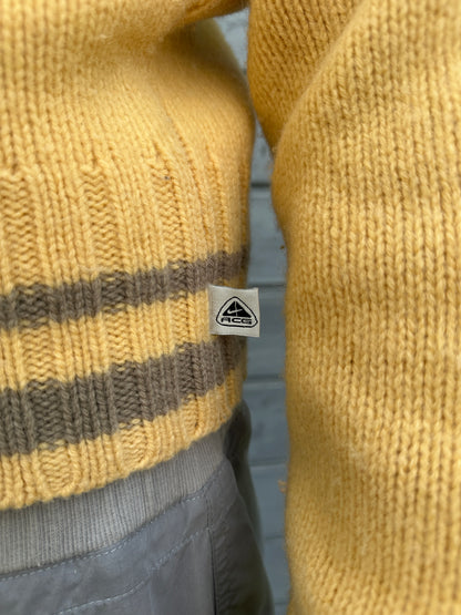 ´02 Nike ACG Wool Knit Sweater Yellow