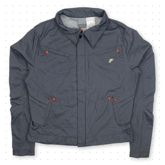 ´06 Nike Pleated Jacket Grey/Orange