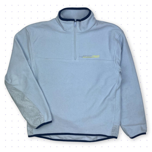 ´02 Nike NK71 Fleece Half-Zip Sweater Baby-Blue