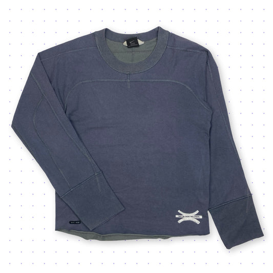 ´02 Nike B2 Dri-Fit Overlock Panelled Longsleeve Blue