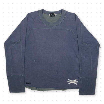 ´02 Nike B2 Dri-Fit Overlock Panelled Longsleeve Blue