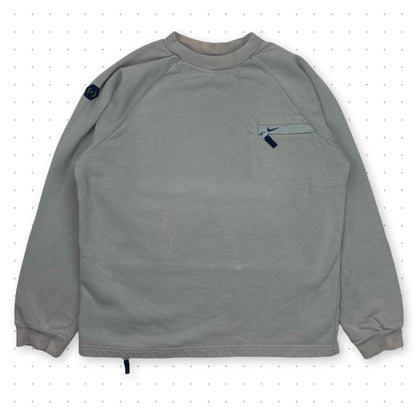 00s Nike Dot Orbit Sweater Grey