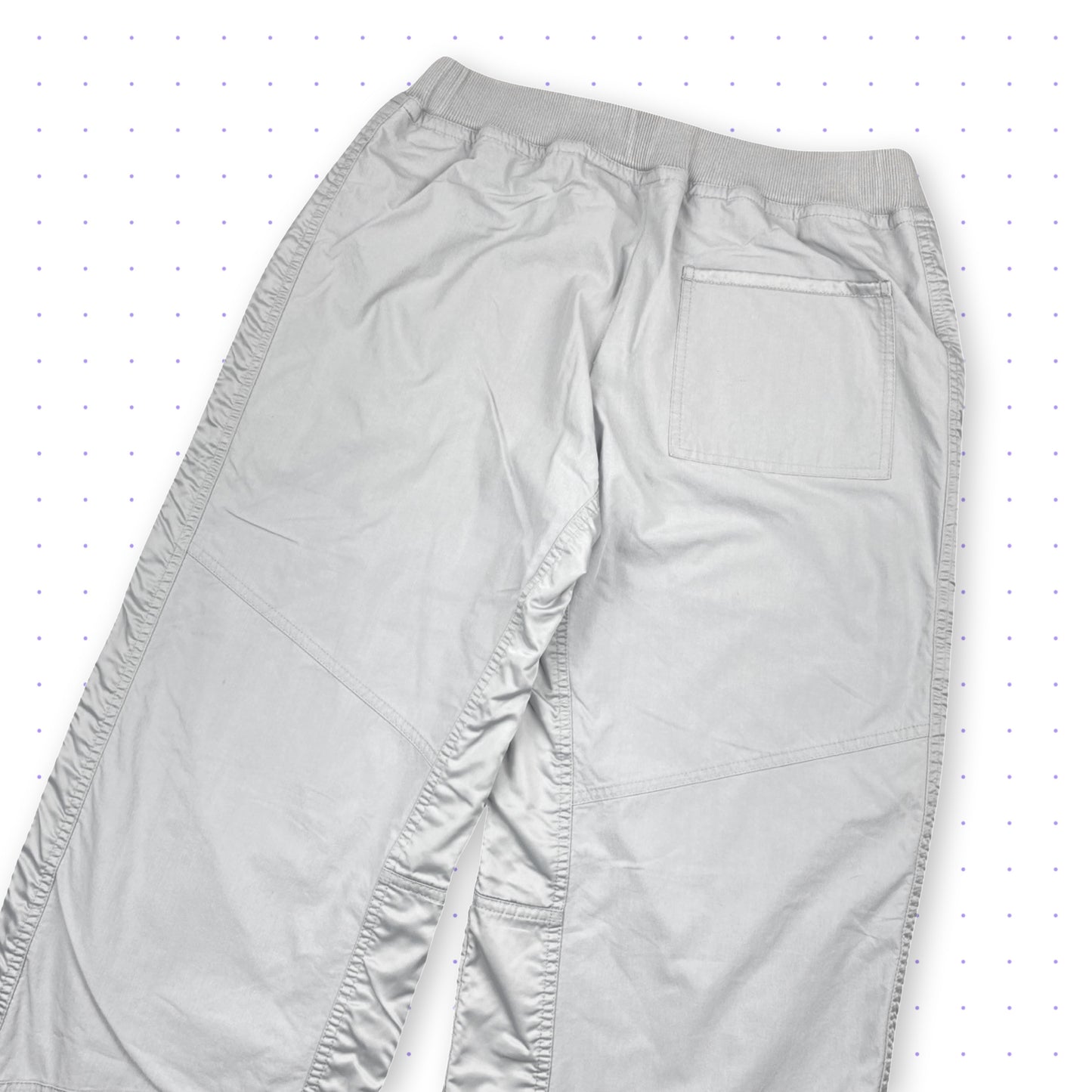 00s Nike Pants Cotton/Nylon Silver Grey