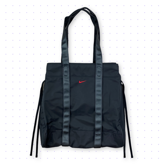 ‘05 Nike Expandable Nylon/Synthetic-Leather Shopper Bag Black