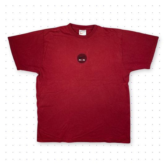 90s Nike Air Rubber Swoosh T-Shirt Red