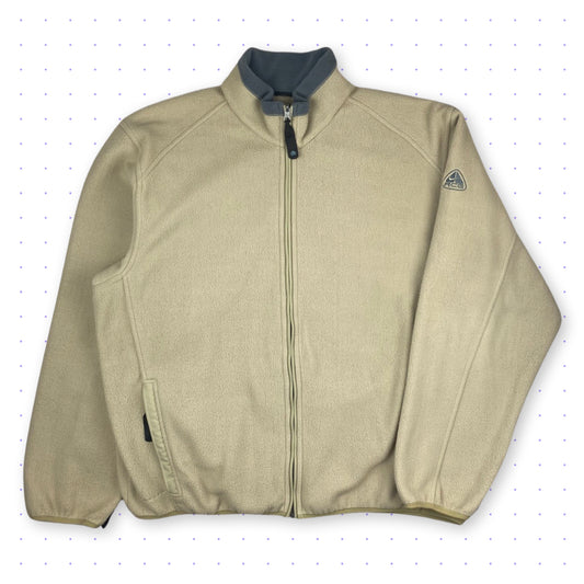 00s Nike ACG Therma-Fit Heavy Fleece Jacket Beige