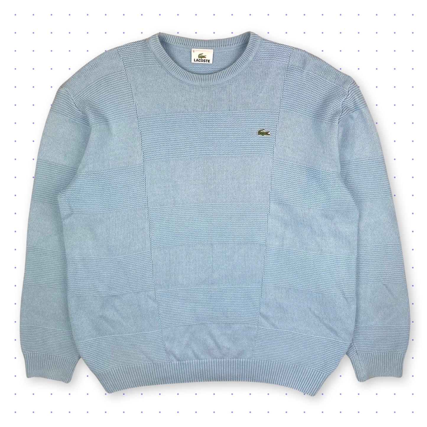 Vintage Lacoste Sweater Babyblue