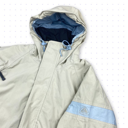 ´01 Nike ACG Storm-Fit Padded Ventilated Jacket Beige/Babyblue