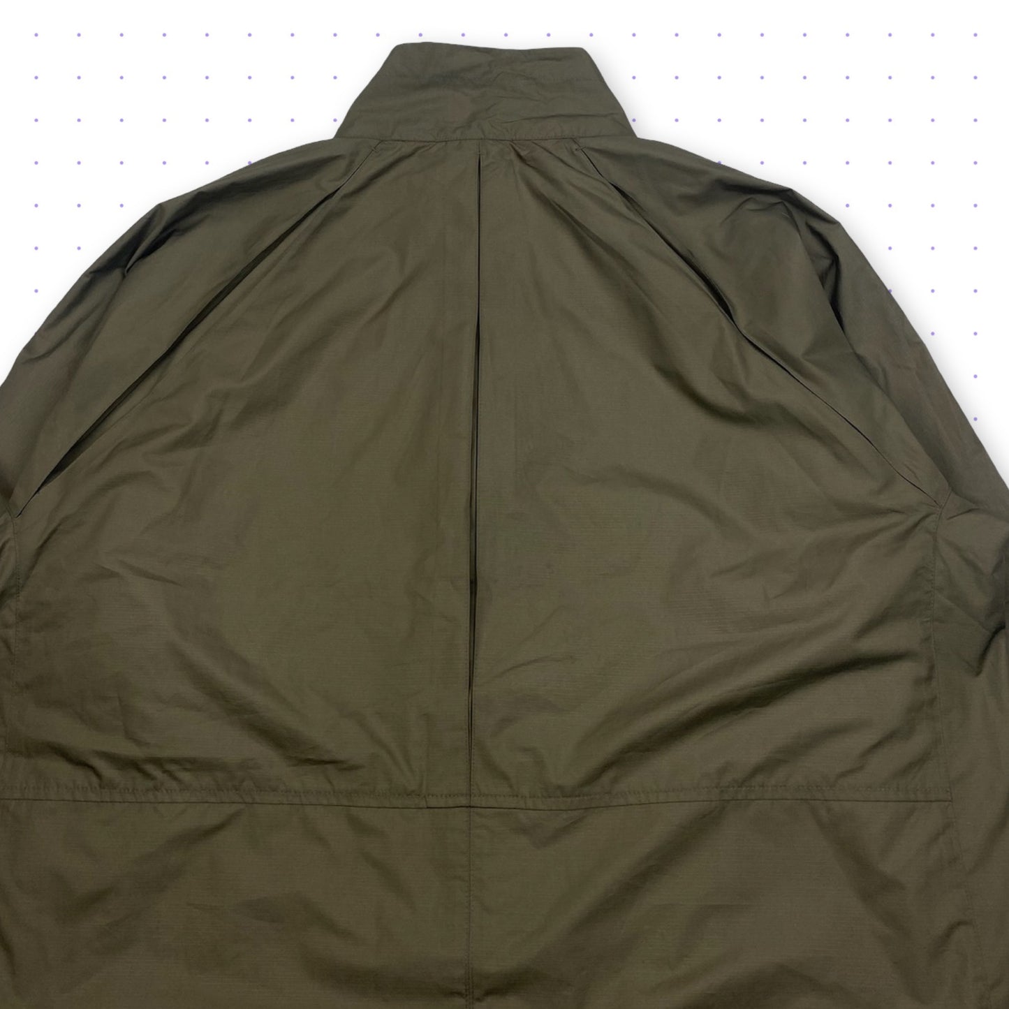 ‘07 Nike ACG Considered Pleated Button Up Jacket Khaki