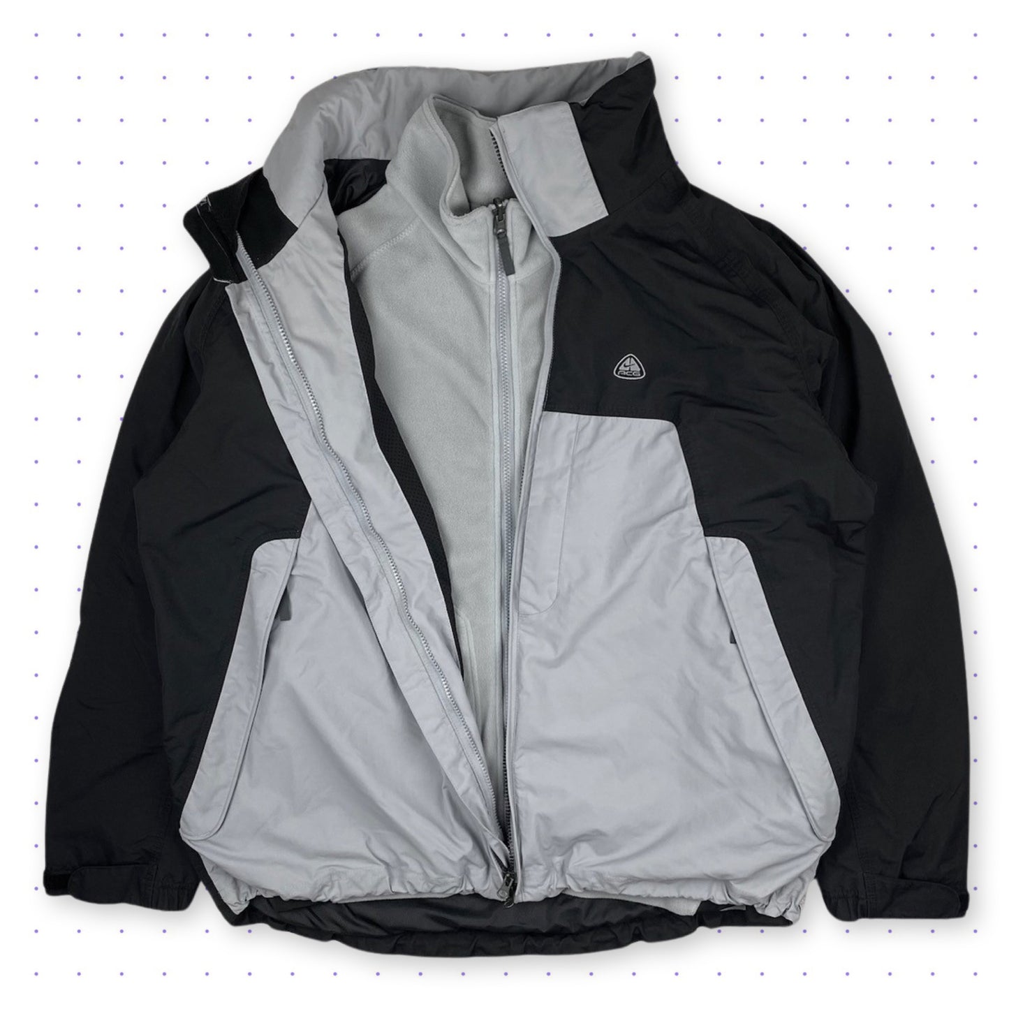 00s Nike ACG 2in1 Jacket Grey/Black